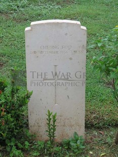 TRINCOMALEE WAR CEMETERY - CHEUNG FOO, 